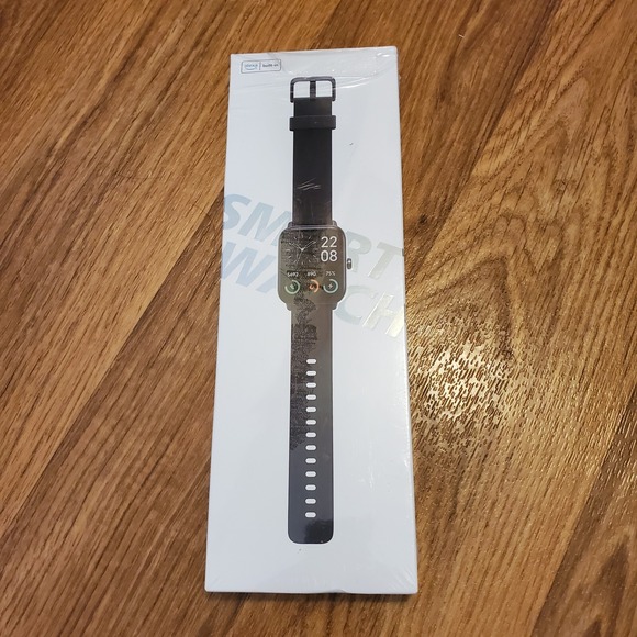 Fitness Smart Watch Black 1.8" Display Bluetooth Call Heart Rate IP68 IDW19 New‎ - Picture 1 of 6